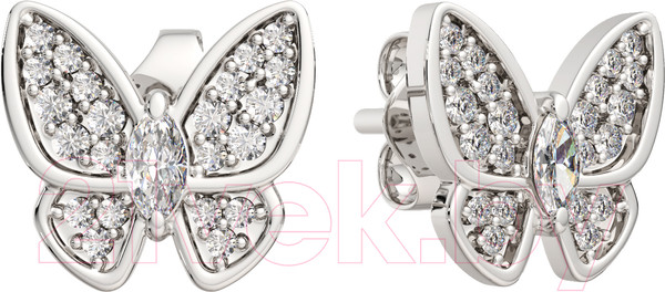 Изображение товара Серьги из серебра ZORKA 0310742.ZZ (с фианитами)