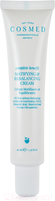 Изображение товара Крем для лица Cosmed Cosmeceuticals Complete Benefit Matifyng&Rebalancing Себорегулирующий (40мл)