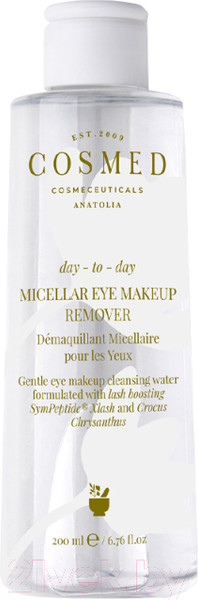 Изображение товара Мицеллярная вода Cosmed Cosmeceuticals Day To Day Micellar Eye Makeup Remover (200мл)