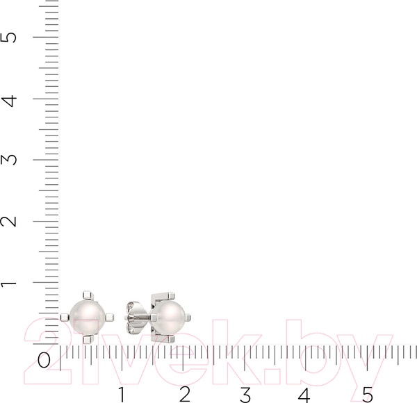 Изображение товара Серьги из серебра ZORKA 0310758 (с жемчугом)