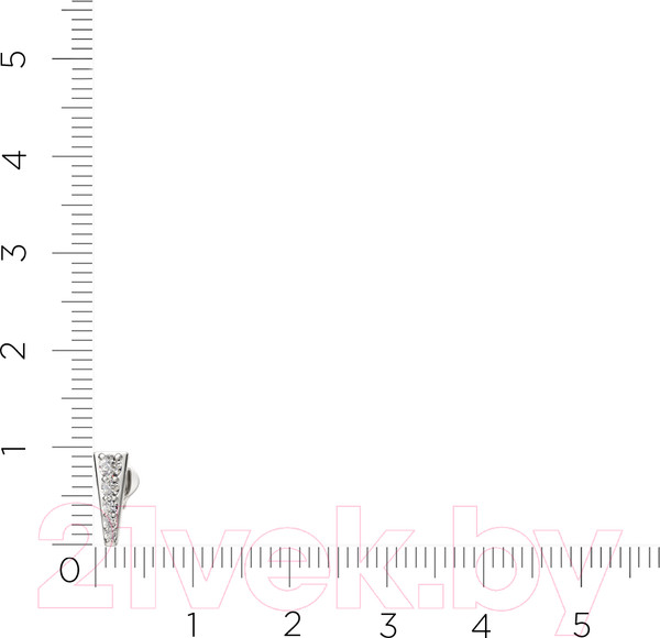 Изображение товара Серьги из серебра ZORKA 0310771 (с фианитами)