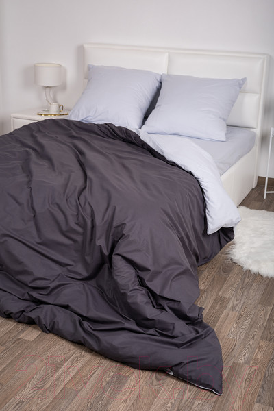 Изображение товара Комплект постельного белья Milanika Муссон 2сп с европростыней (поплин г/к)