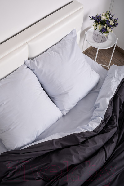 Изображение товара Комплект постельного белья Milanika Муссон 2сп с европростыней (поплин г/к)