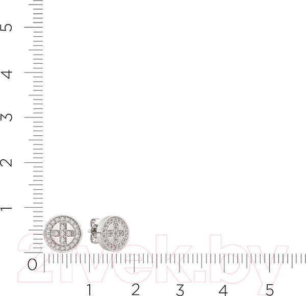 Изображение товара Серьги из серебра ZORKA 0310775 (с фианитами)