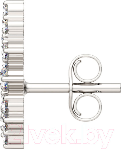 Изображение товара Серьги из серебра ZORKA 0310795.ZZ (с фианитами)