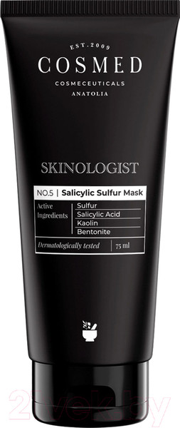 Изображение товара Маска для лица кремовая Cosmed Cosmeceuticals Skinologist Salicylic Sulfur Mask (75мл)