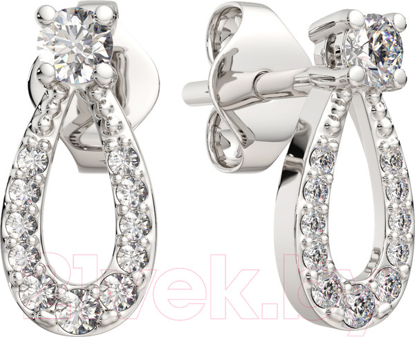 Изображение товара Серьги из серебра ZORKA 0310885.ZZ (с фианитами)