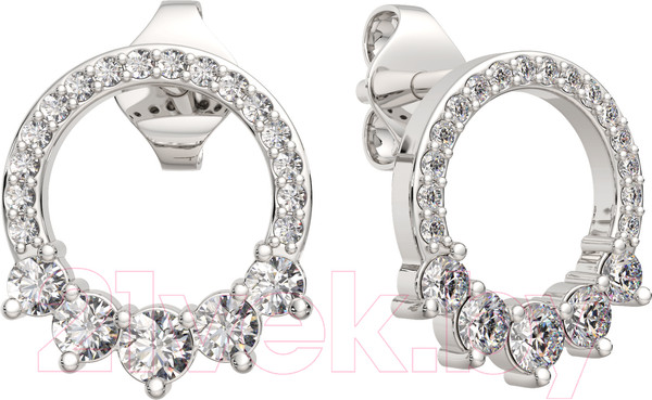 Изображение товара Серьги из серебра ZORKA 0310649.ZZ (с фианитами)