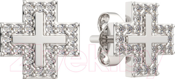 Изображение товара Серьги из серебра ZORKA 0310653.ZZ (с фианитами)