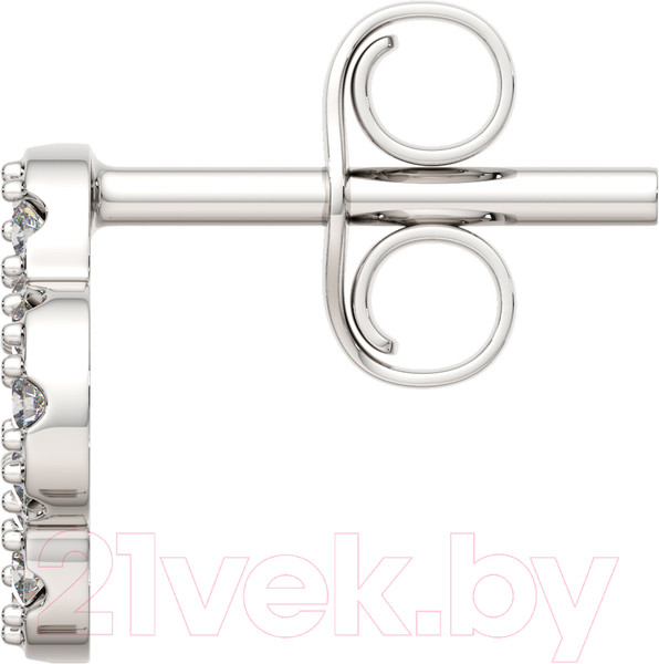 Изображение товара Серьги из серебра ZORKA 0310669.ZZ (с фианитами)