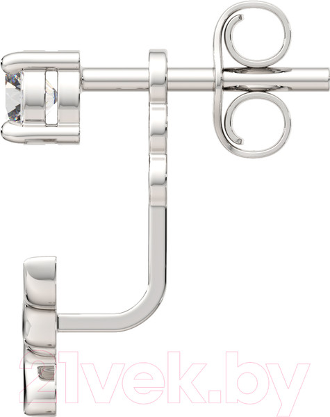 Изображение товара Серьги из серебра ZORKA 0310491 (с фианитами)