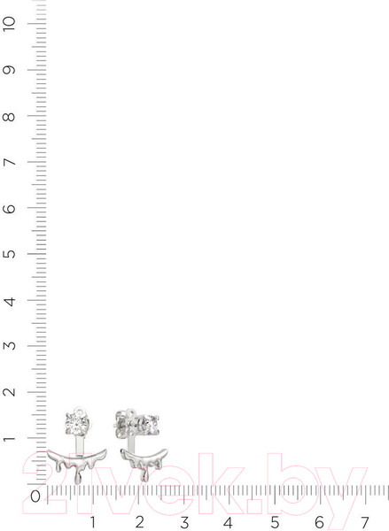 Изображение товара Серьги из серебра ZORKA 0310491 (с фианитами)