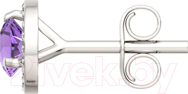 Изображение товара Серьги из серебра ZORKA 0310671.ZZ (с фианитами)