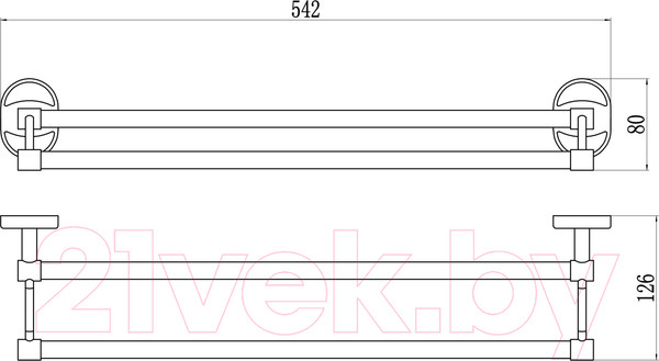 Изображение товара Держатель для полотенца Savol S-007048