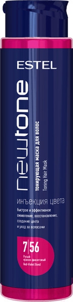 Изображение товара Тонирующая маска для волос Estel Newtone Haute Couture 7/56 (400мл, русый красно-фиолетовый)