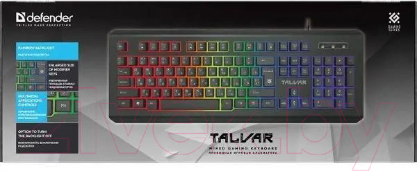 Изображение товара Клавиатура Defender Talvar GK-558 / 45558 (черный)