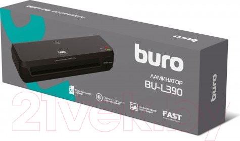 Изображение товара Ламинатор Buro BU-L390 (черный)