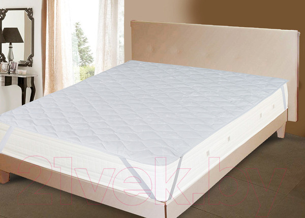 Изображение товара Наматрасник защитный Milanika Шарм Полиэфирное волокно однотонный 180x200