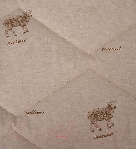 Изображение товара Одеяло Milanika Овечья шерсть Премиум лайт облегченное 2сп