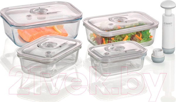 Изображение товара Набор вакуумных контейнеров Caso VacuBoxx E-set