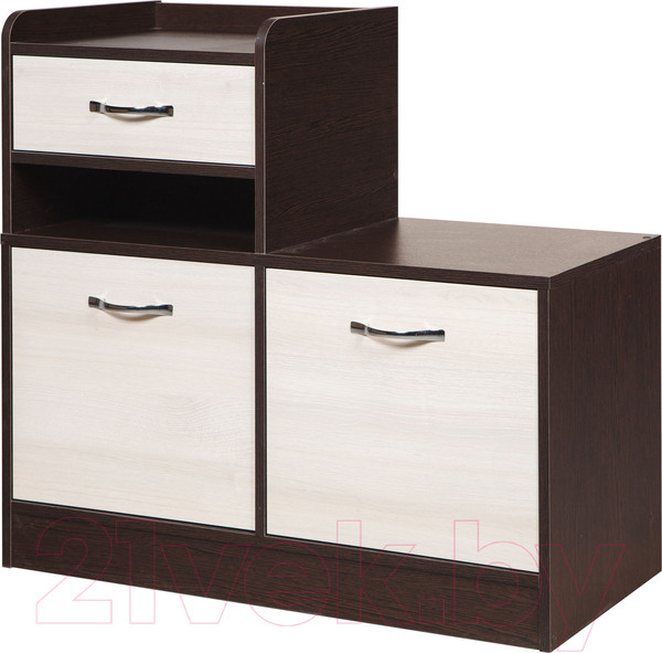 Изображение товара Тумба в прихожую Мебель-Класс Порто-5 (венге/ясень шимо светлый)