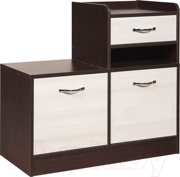 Изображение товара Тумба в прихожую Мебель-Класс Порто-5 (венге/ясень шимо светлый)