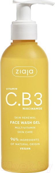 Изображение товара Гель для умывания Ziaja С витамином C и ниацинамидом (190мл)