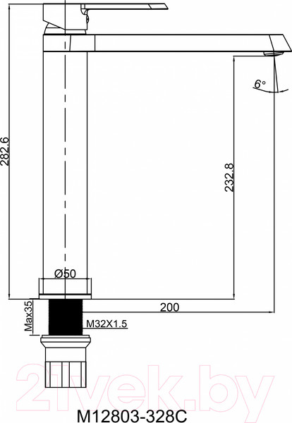 Изображение товара Смеситель Maxonor Pure Life PL11108-7
