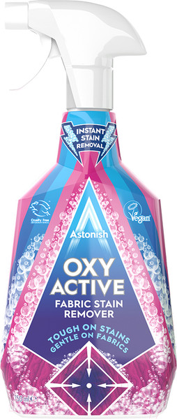 Изображение товара Пятновыводитель Astonish Oxy Active Fabric Stain Remover Активный с усилителем стирки (750мл)