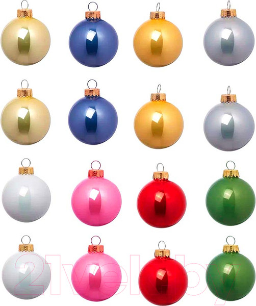 Изображение товара Набор елочных игрушек Swed house Vintertid 34.56.5667 (разноцветный)