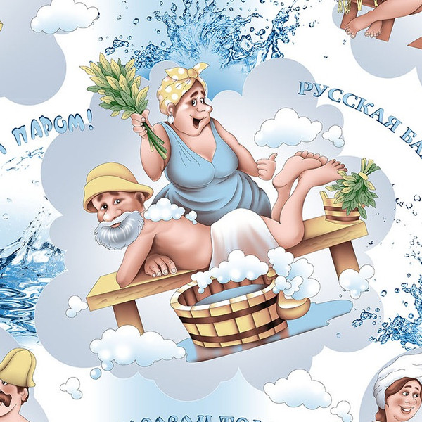 Изображение товара Полотенце Milanika Вафельное Банька 80x150