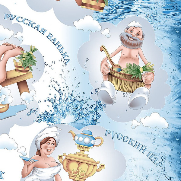 Изображение товара Полотенце Milanika Вафельное Банька 80x150