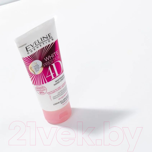 Изображение товара Крем для рук Eveline Cosmetics White Prestige 4D Для сухой и раздраженной кожи (100мл)