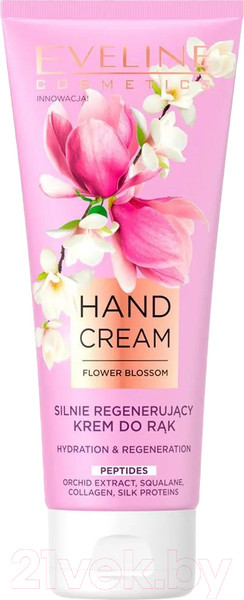 Изображение товара Крем для рук Eveline Cosmetics Hand Cream Flower Blossom Интенсивно регенерирующий (75мл)
