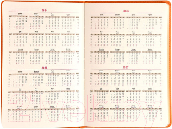 Изображение товара Ежедневник inФормат Inspiration / IFDNB-INSPA5/Or (96л, оранжевый)