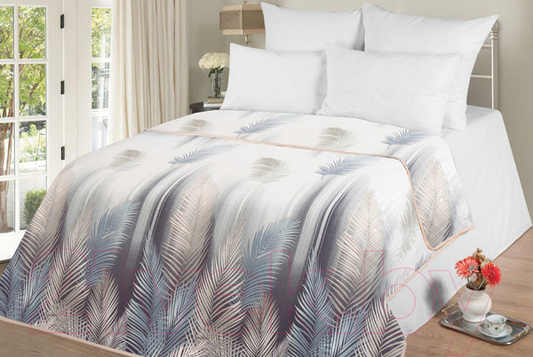 Изображение товара Покрывало Milanika Классик Смоки 180x215 (бязь)