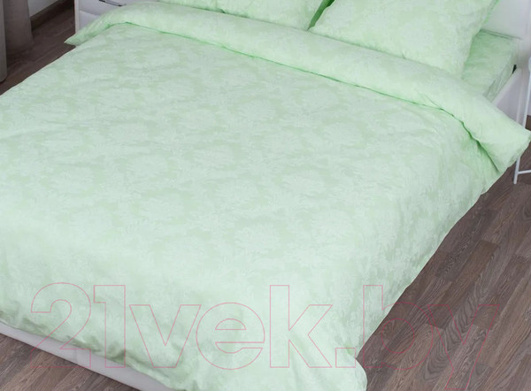 Изображение товара Пододеяльник Milanika Изумруд Евро (поплин-жаккард)