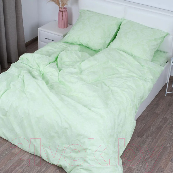 Изображение товара Пододеяльник Milanika Изумруд Евро (поплин-жаккард)