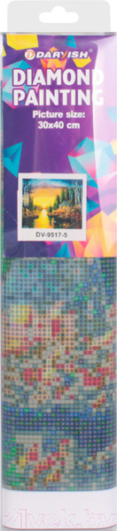 Изображение товара Набор алмазной вышивки Darvish Домик на берегу реки / DV-9517-5