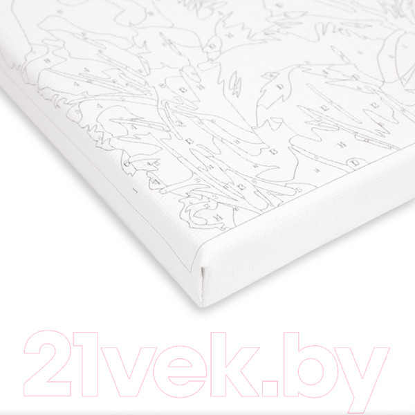 Изображение товара Картина по номерам Darvish Лошади в цветах / DV-9519-15