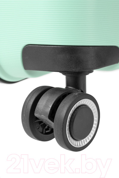 Изображение товара Чемодан на колесах DoubleW YF-PP02 (S, бирюзовый)