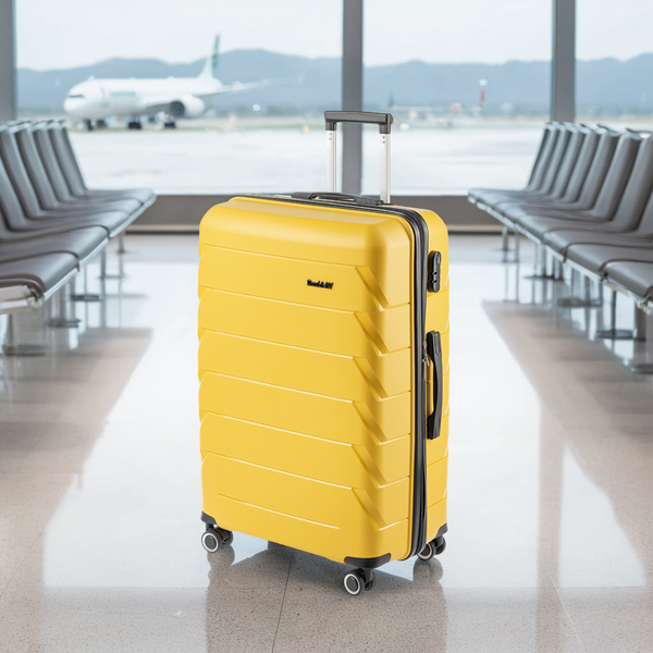 Изображение товара Чемодан на колесах DoubleW YF-PP02 (L, желтый)