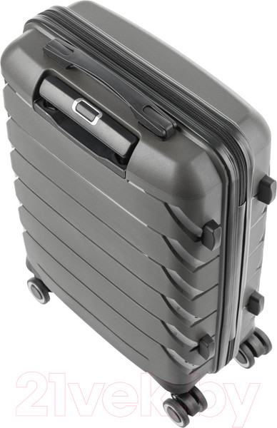 Изображение товара Чемодан на колесах DoubleW YF-PP02 (S, серый)