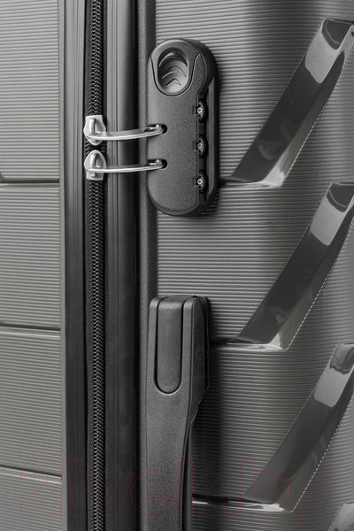 Изображение товара Чемодан на колесах DoubleW YF-PP02 (S, серый)