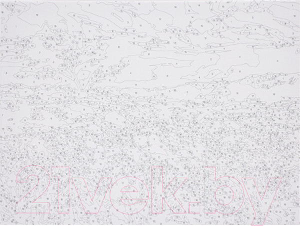 Изображение товара Картина по номерам Darvish Лавандовое поле / DV-9520-3