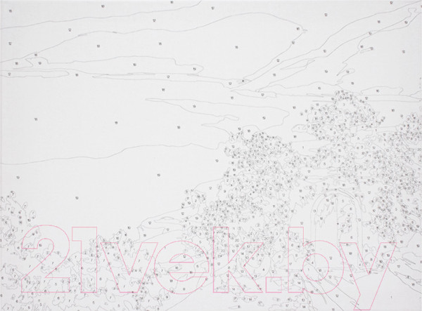 Изображение товара Картина по номерам Darvish Морской пейзаж / DV-9520-15