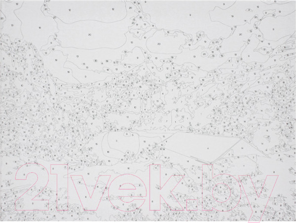 Изображение товара Картина по номерам Darvish Прекрасный пейзаж / DV-9520-16