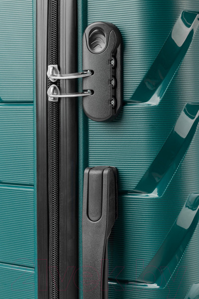 Изображение товара Чемодан на колесах DoubleW YF-PP02 (S, темно-зеленый)