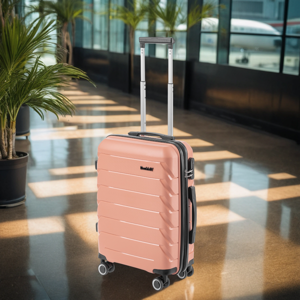 Изображение товара Чемодан на колесах DoubleW YF-PP02 (S, розовый)