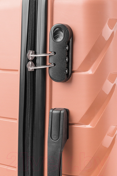 Изображение товара Чемодан на колесах DoubleW YF-PP02 (L, розовый)